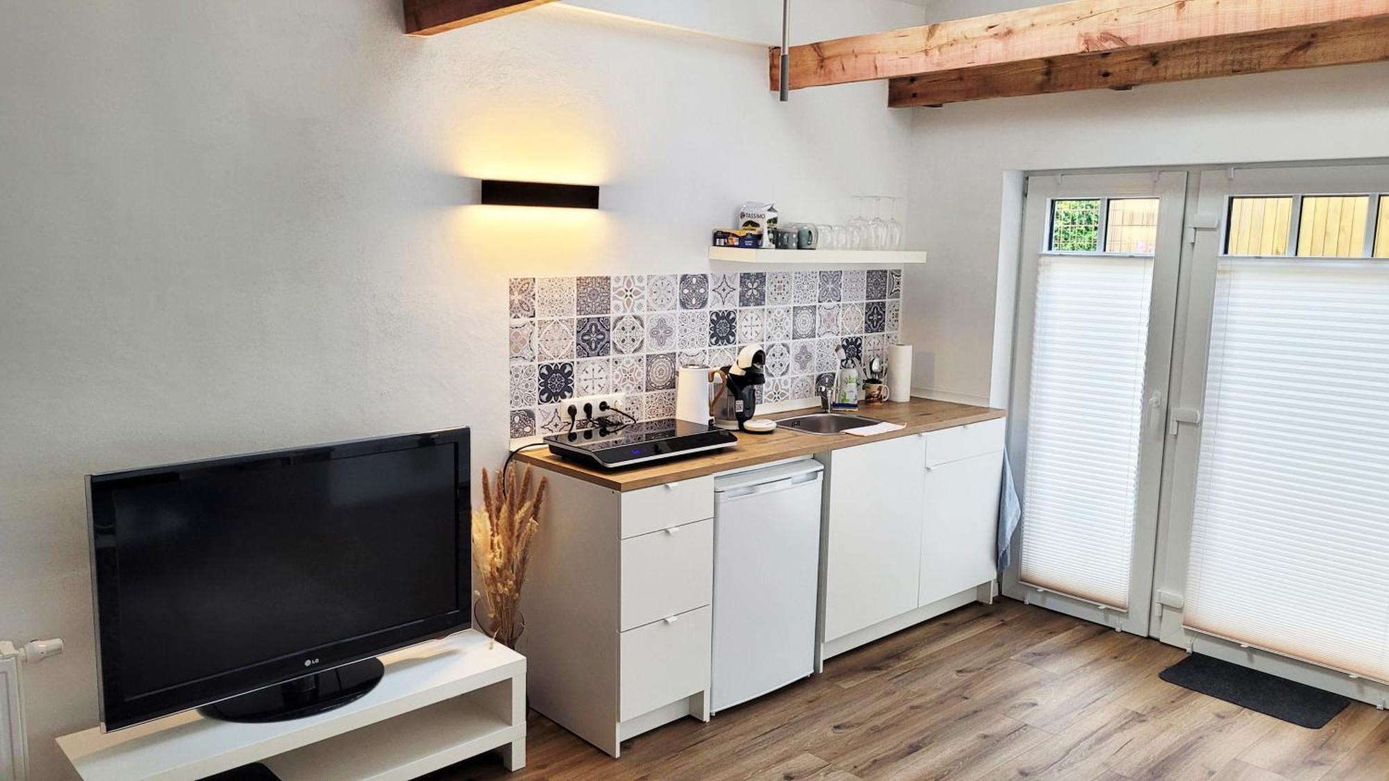 Modernes 1-Zimmer-Apartment Mit Galerie-Schlafkoje Im Skandinavischen Stil Ostenfeld  المظهر الخارجي الصورة