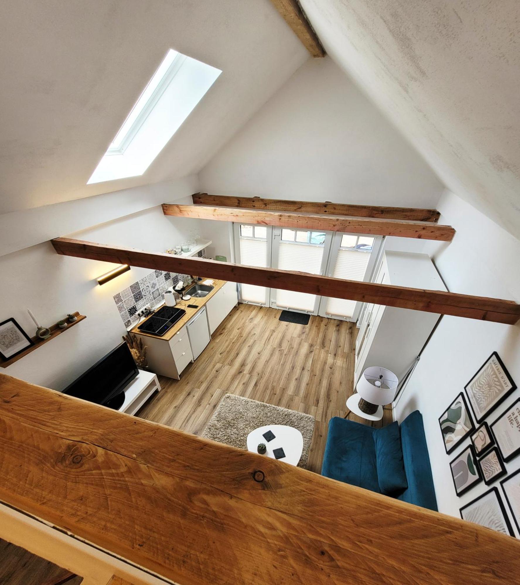 Modernes 1-Zimmer-Apartment Mit Galerie-Schlafkoje Im Skandinavischen Stil Ostenfeld  المظهر الخارجي الصورة